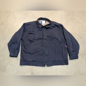 Benchmark FR Mens 2XL-3XL? Navy Jacket HRC3 Utility Wear
